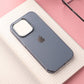 iPhone 14 Pro Back Cover / Luxury Matte Silicone Case Chrome Sided