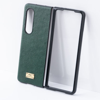 Samsung Galaxy Z Fold 3 Back Cover / Glory Series Leather Case