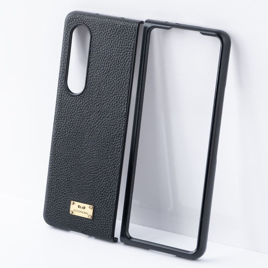 Samsung Galaxy Z Fold 3 Back Cover / Glory Series Leather Case