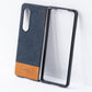 Samsung Galaxy Z Fold 3 Back Cover / British Series Leather Case