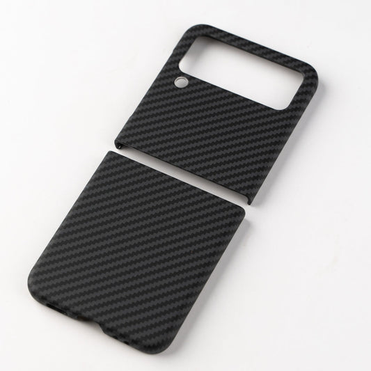 Samsung Galaxy Z Flip-4 Back Cover / Carbon Fiber Texture