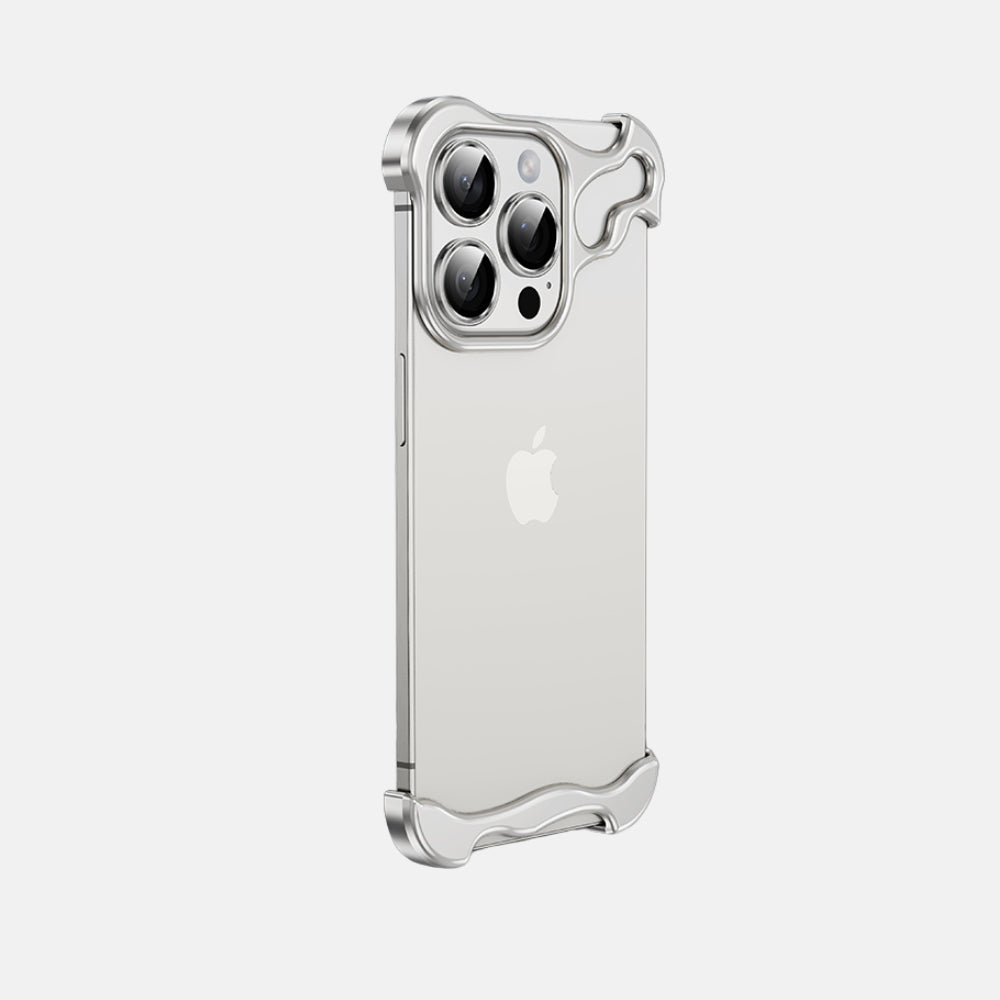 iPhone 14 Pro Back Cover / Luxury Titanium Bumper Protection With Camera Ring