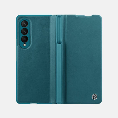 Samsung Galaxy Z Fold 3 Back Cover / Qin Leather Case Case Nillkin