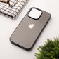 iPhone 13 Back Cover / Matte Silicone My case With Chrome Sides