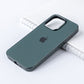 iPhone 13 Back Cover / Matte Silicone My case With Chrome Sides