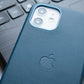 iPhone 12 Mini Back Cover / Genuine Leather Case Supported With Mag-Safe