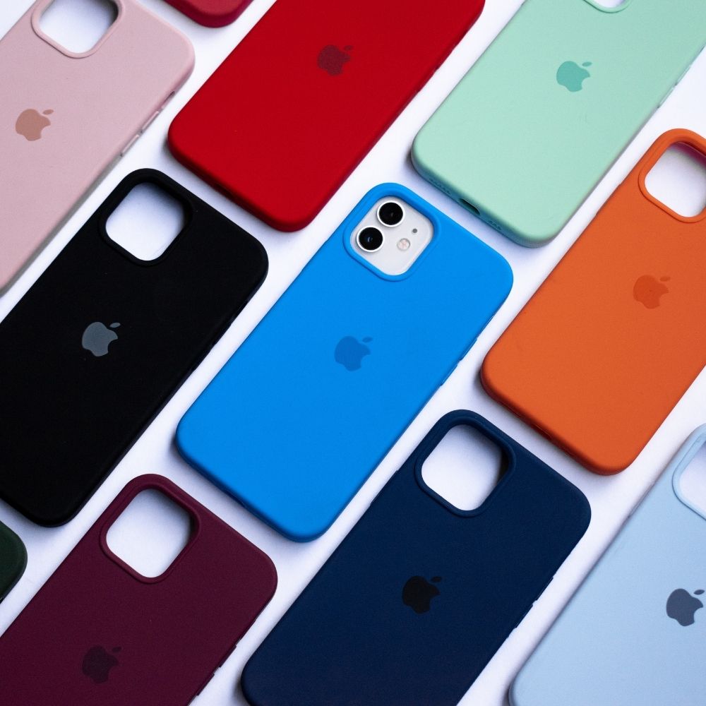 Original Silicone Case For iPhone 12 Series ( Without Magsafe )