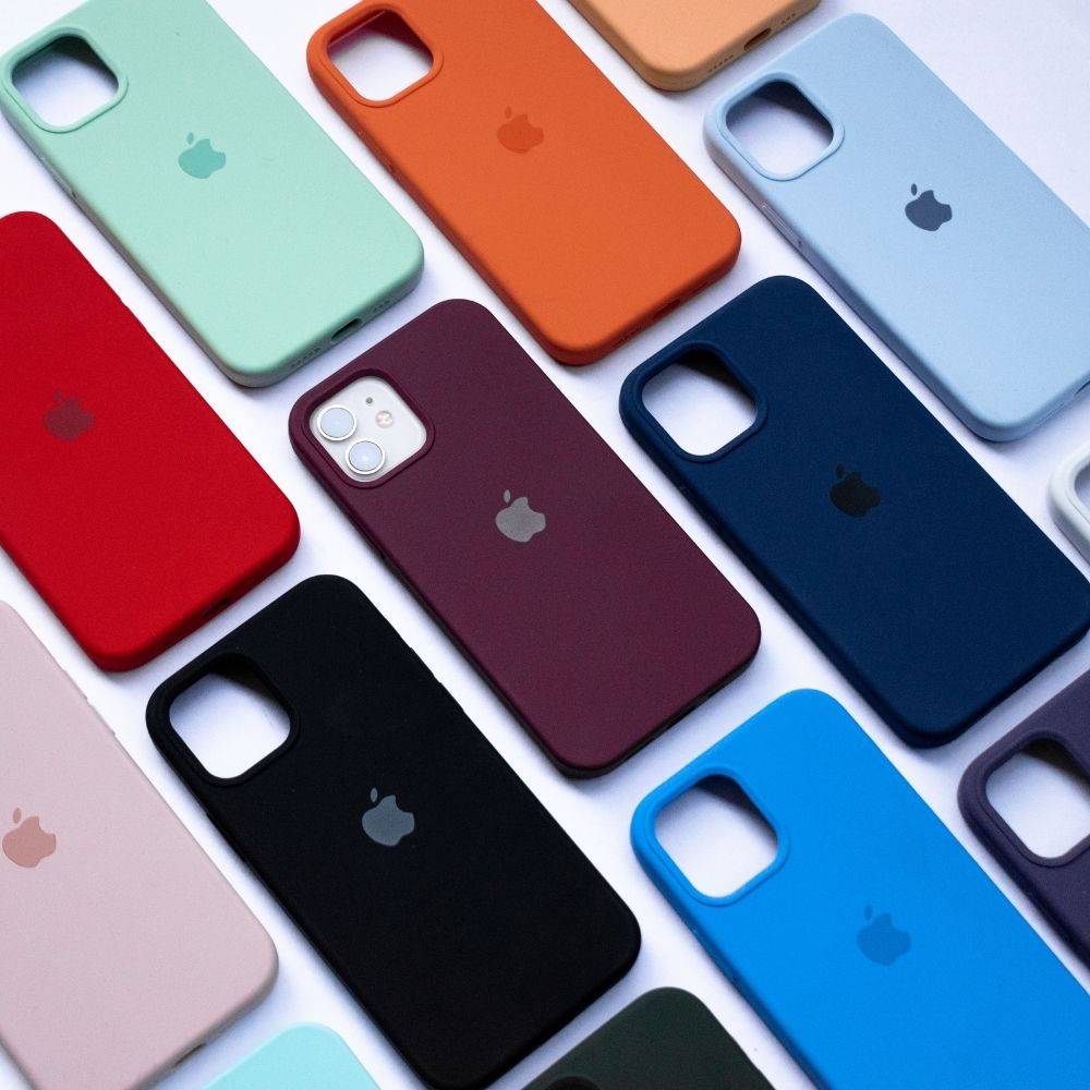 Original Silicone Case For iPhone 12 Series ( Without Magsafe )