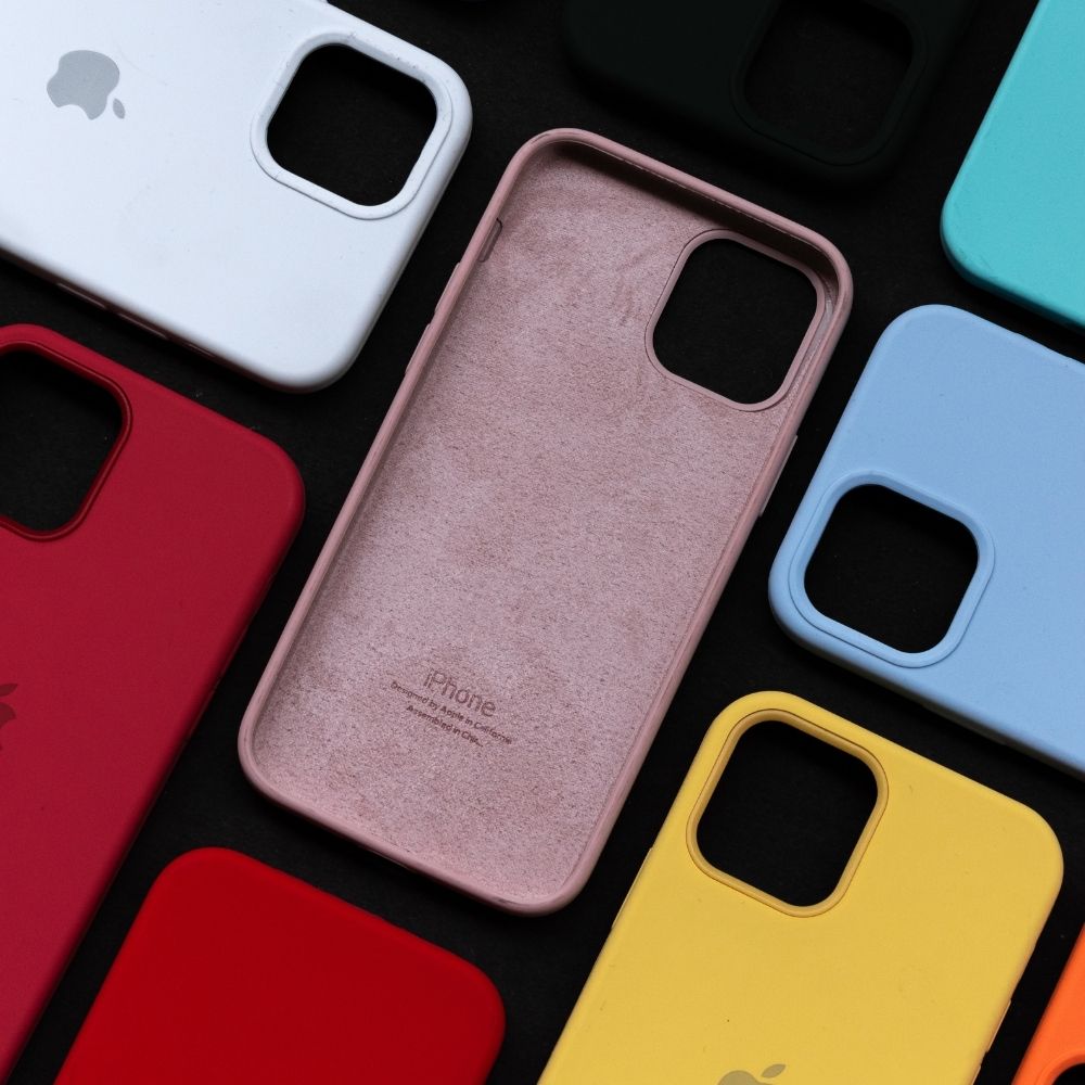 Original Silicone Case For iPhone 12 Series ( Without Magsafe )