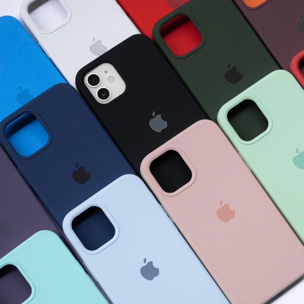 Original Silicone Case For iPhone 12 Series ( Without Magsafe )