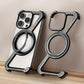 iPhone 16 ProMax Back Cover / Titanium Bumper Case With Kickstand