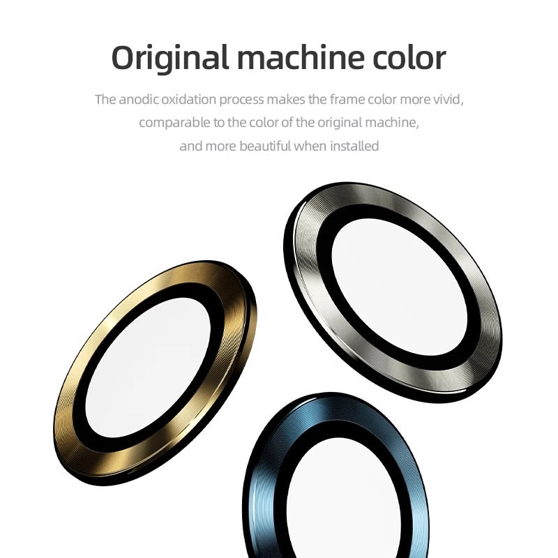 iPhone 12 & 11 Series Camera Protection 3D Metal Ring