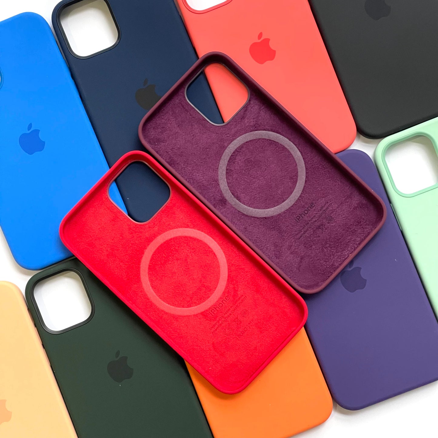 Original Silicone Case Supported With Magsafe | For iPhone 12 Series