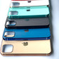 iPhone 12 ProMax Back Cover / Matte Silicone My case With Chrome Sides