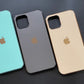 iPhone 12 Mini Back Cover / Matte Silicone My case With Chrome Sides