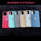 iPhone 12/12Pro Back Cover / Matte Silicone My case With Chrome Sides