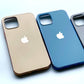 iPhone 12 ProMax Back Cover / Matte Silicone My case With Chrome Sides