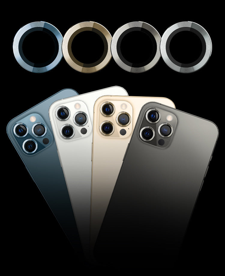 iPhone 12 & 11 Series Camera Protection 3D Metal Ring